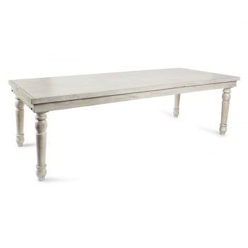 Solano Dining Table, Whitewash